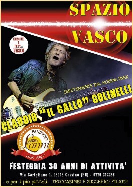 Spazio Vasco - Claudio Golinelli - Locandina Concerto